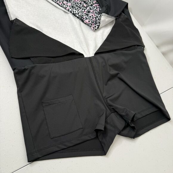 San Soleil Tennis Pickleball Skort SPF 50 Sz S Leopard Print Golf Pull On Pocket - Picture 9 of 9